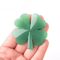 Aventurine Four Leaf Clover Figurine Lucky Gemstone Tabletop Decor 1