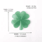 Aventurine Four Leaf Clover Figurine Lucky Gemstone Tabletop Decor 5