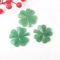 Aventurine Four Leaf Clover Figurine Lucky Gemstone Tabletop Decor 0