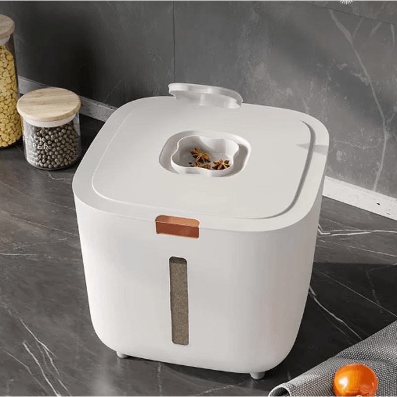 Airtight Rice Storage Container MoistureProof Grain Bin With Lid 510KG 0