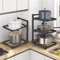 Adjustable MultiTier Kitchen Shelf SpaceSaving Pot Rack Organizer 4