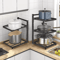 Adjustable MultiTier Kitchen Shelf SpaceSaving Pot Rack Organizer 4
