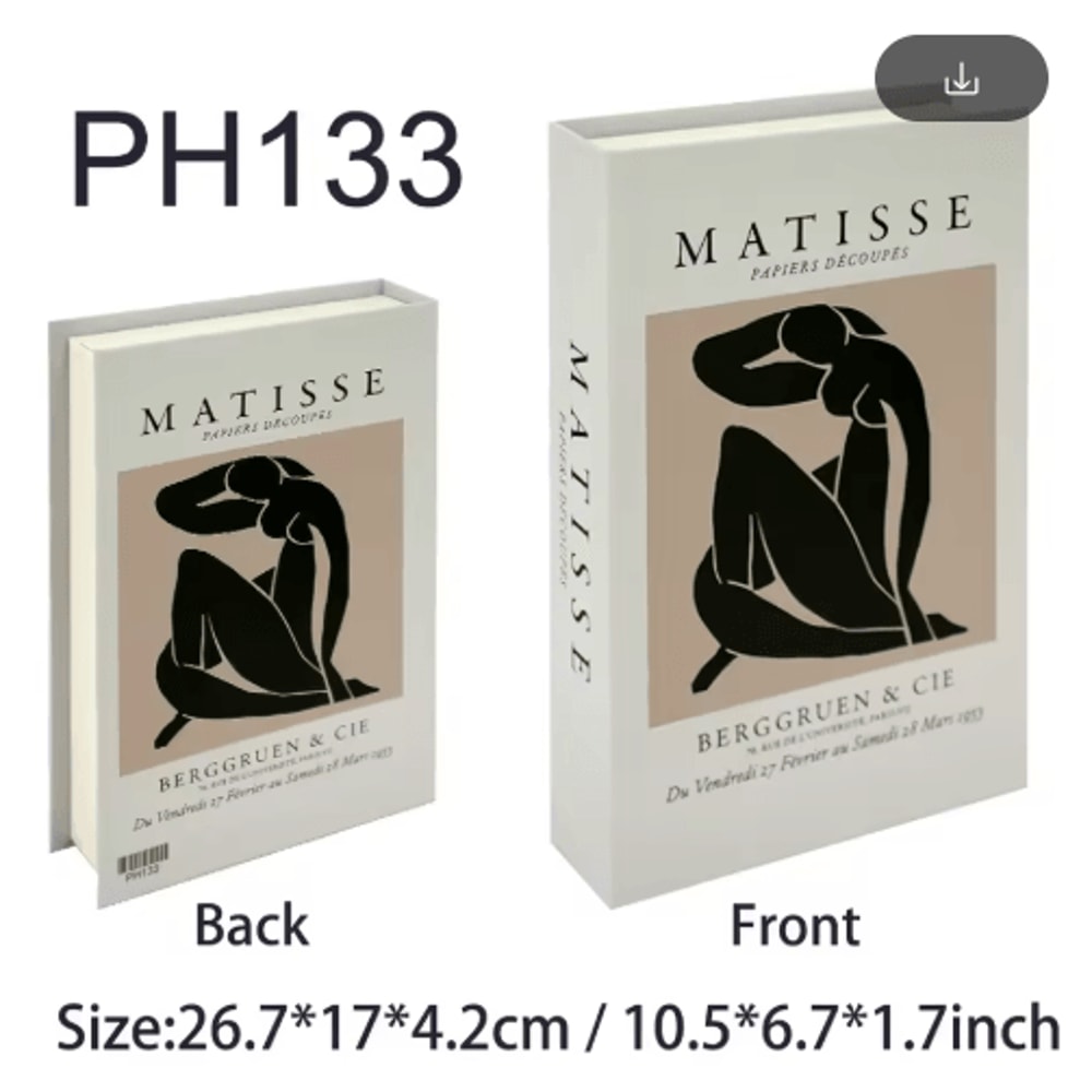 Amalfi Travel Decorative Book Box Stylish Coffee Table Storage Decor 15