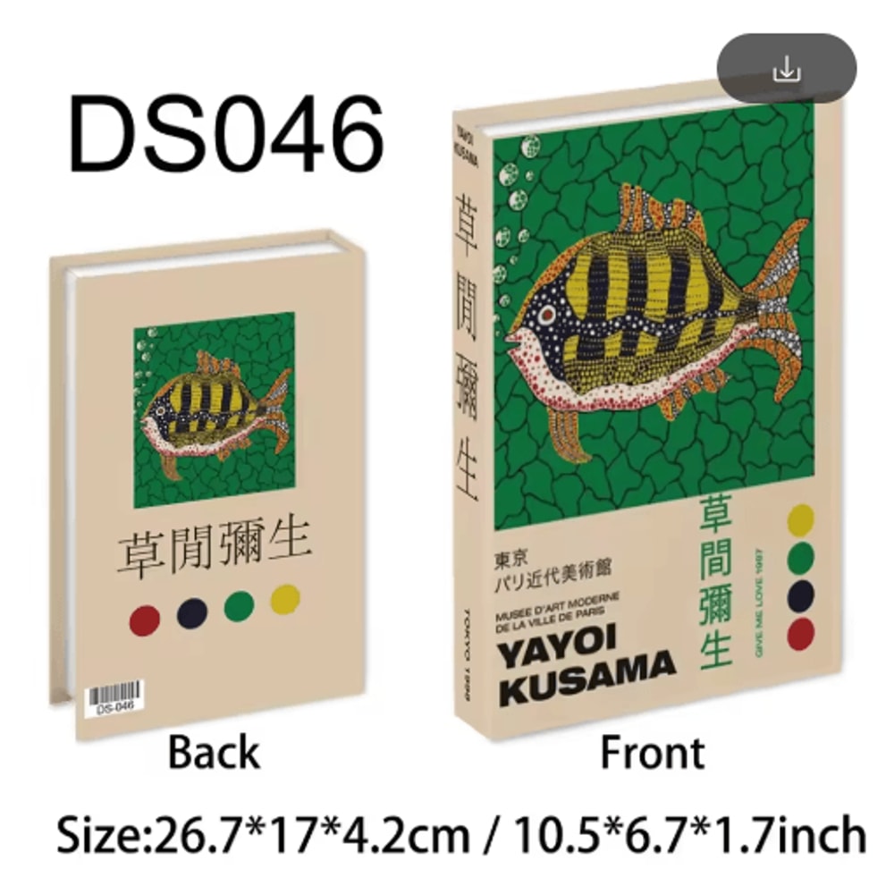 Amalfi Travel Decorative Book Box Stylish Coffee Table Storage Decor 18