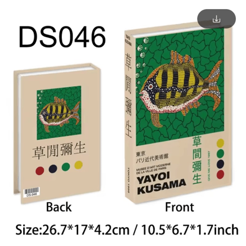 Amalfi Travel Decorative Book Box Stylish Coffee Table Storage Decor 18