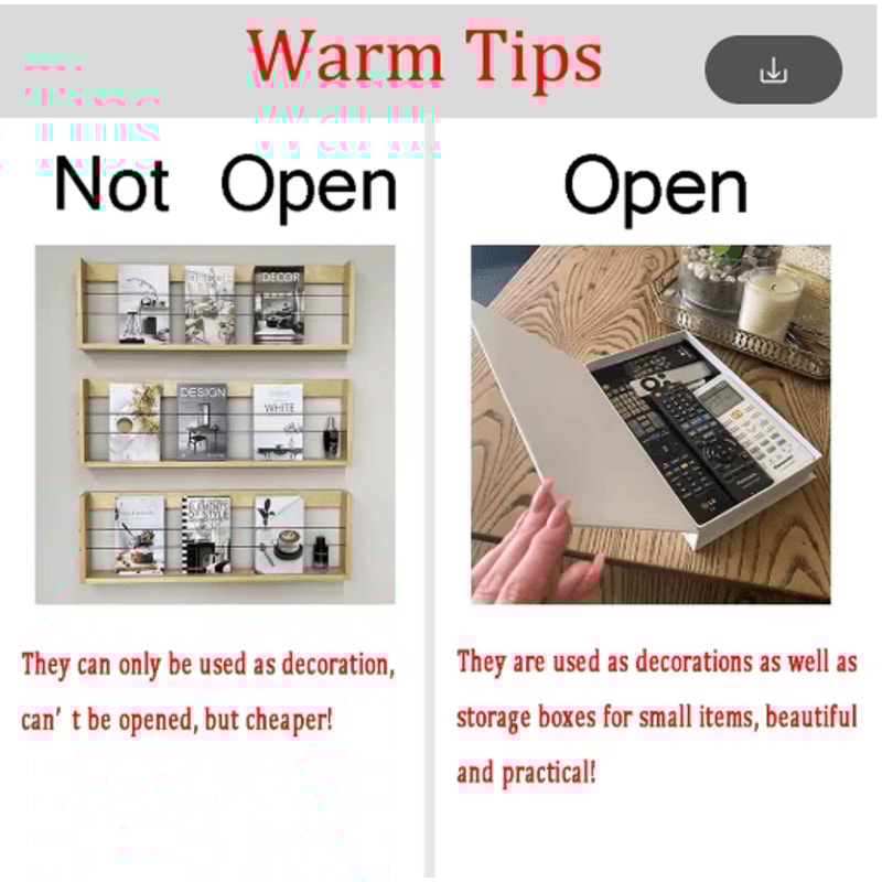 Amalfi Travel Decorative Book Box Stylish Coffee Table Storage Decor 19