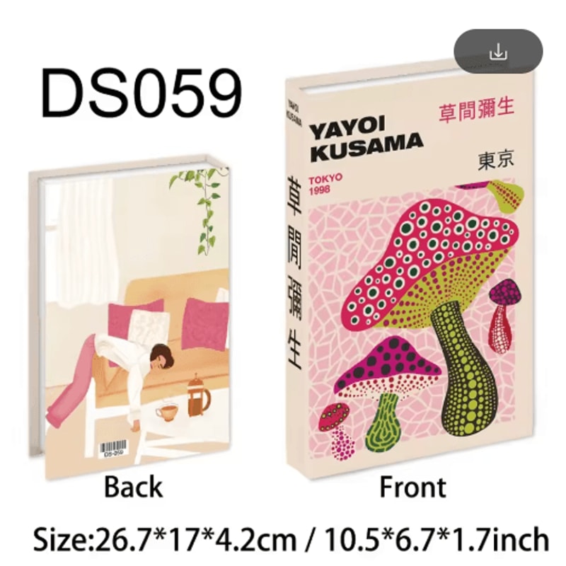 Amalfi Travel Decorative Book Box Stylish Coffee Table Storage Decor 7