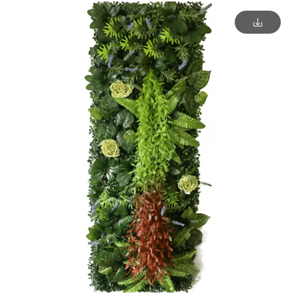 Artificial Grass Wall Panel 40by120cm Faux Greenery Backdrop Decor 1