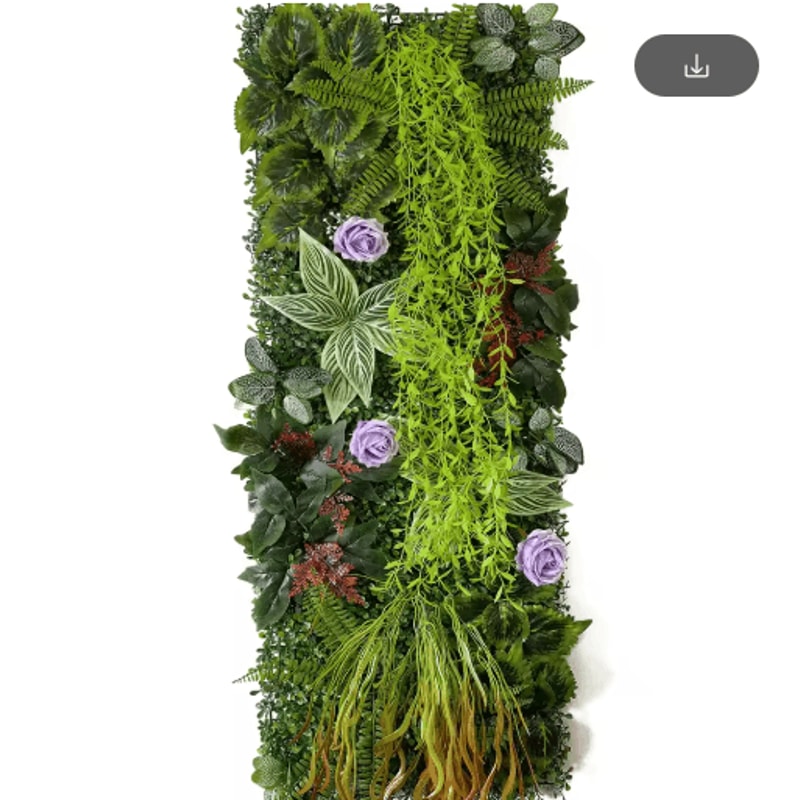 Artificial Grass Wall Panel 40by120cm Faux Greenery Backdrop Decor 11