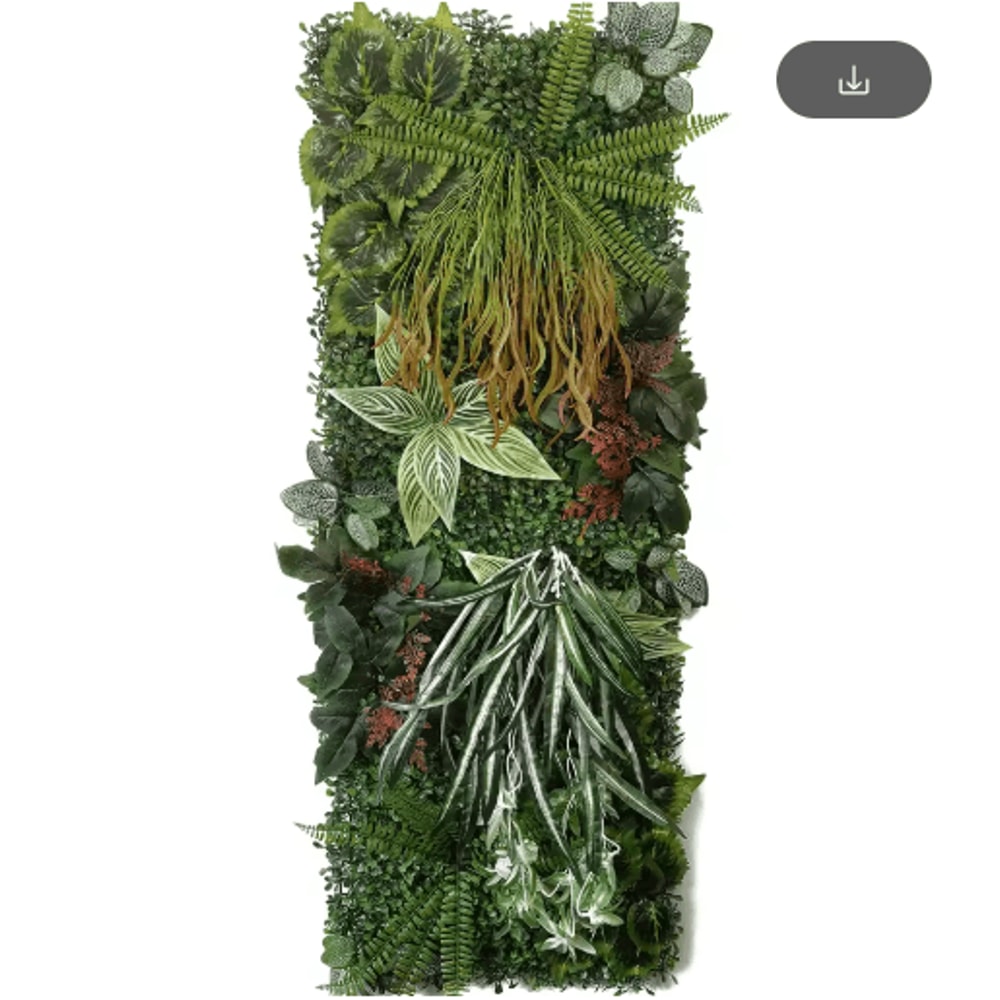Artificial Grass Wall Panel 40by120cm Faux Greenery Backdrop Decor 15