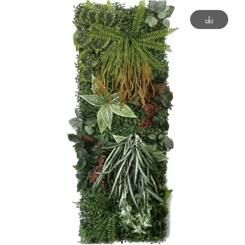 Artificial Grass Wall Panel 40by120cm Faux Greenery Backdrop Decor 15