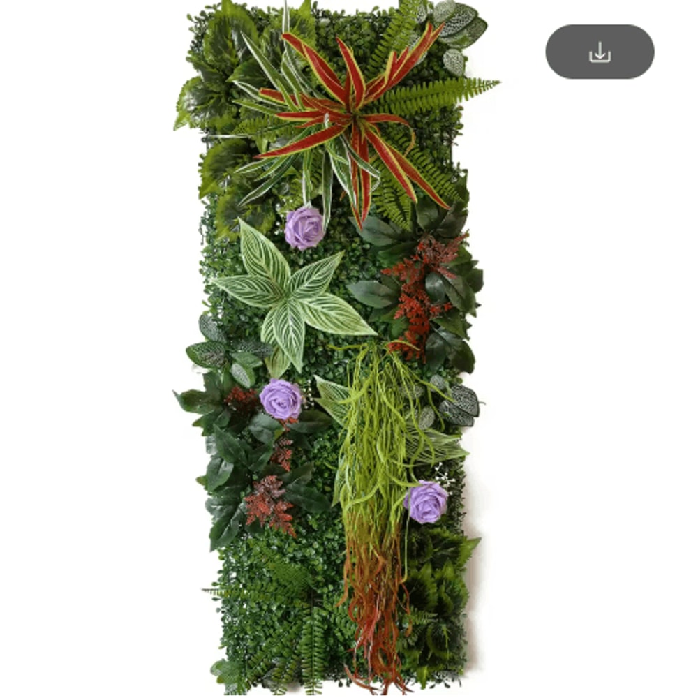 Artificial Grass Wall Panel 40by120cm Faux Greenery Backdrop Decor 18