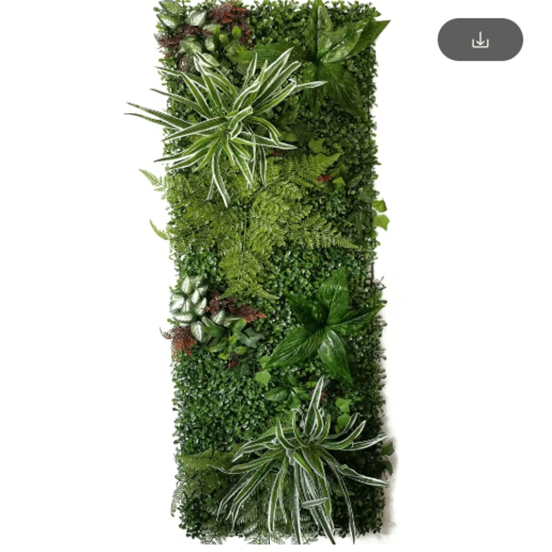Artificial Grass Wall Panel 40by120cm Faux Greenery Backdrop Decor 19
