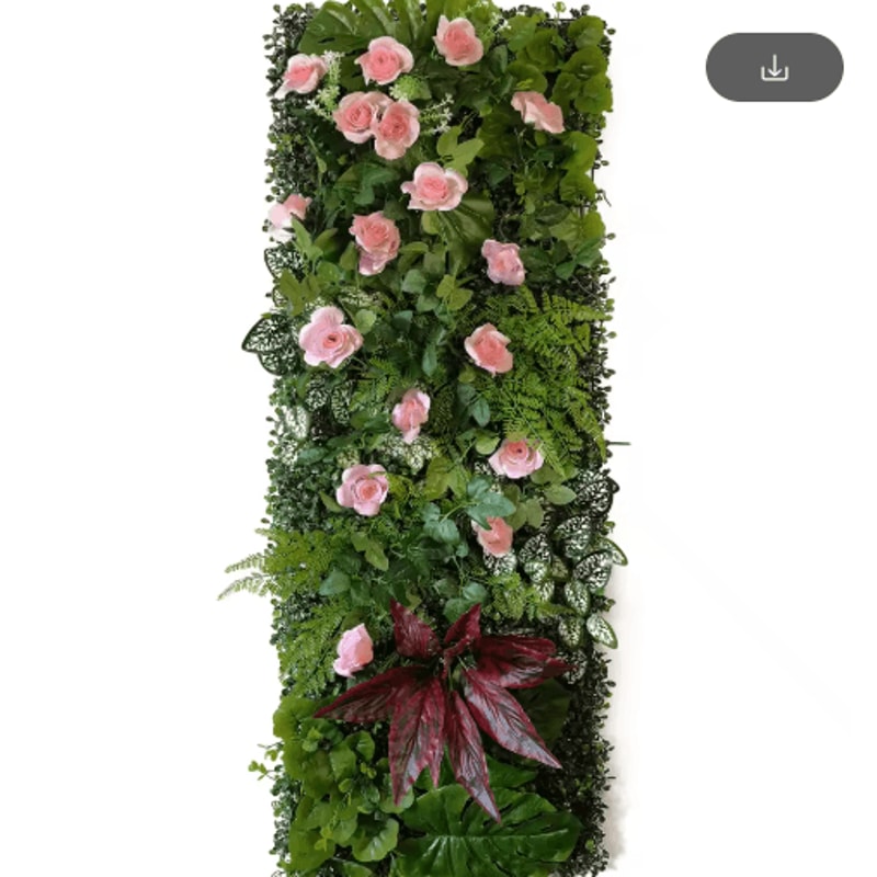 Artificial Grass Wall Panel 40by120cm Faux Greenery Backdrop Decor 2