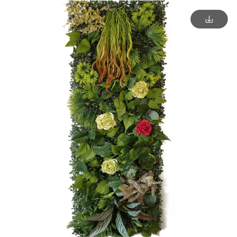 Artificial Grass Wall Panel 40by120cm Faux Greenery Backdrop Decor 6