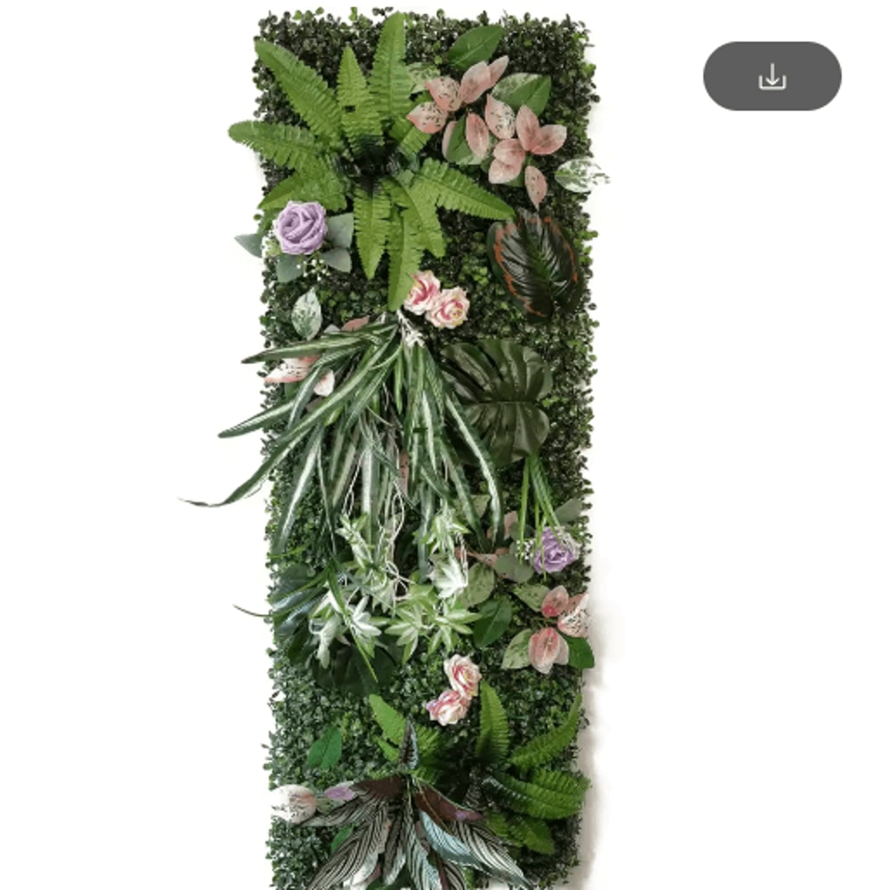 Artificial Grass Wall Panel 40by120cm Faux Greenery Backdrop Decor 7