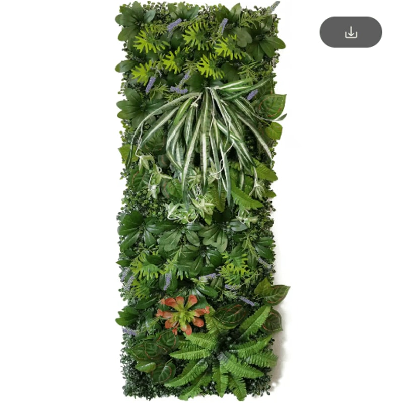 Artificial Grass Wall Panel 40by120cm Faux Greenery Backdrop Decor 8