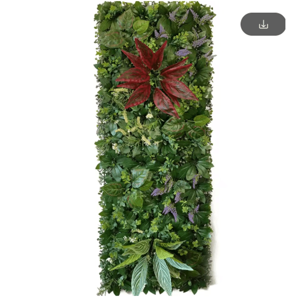 Artificial Grass Wall Panel 40by120cm Faux Greenery Backdrop Decor 9