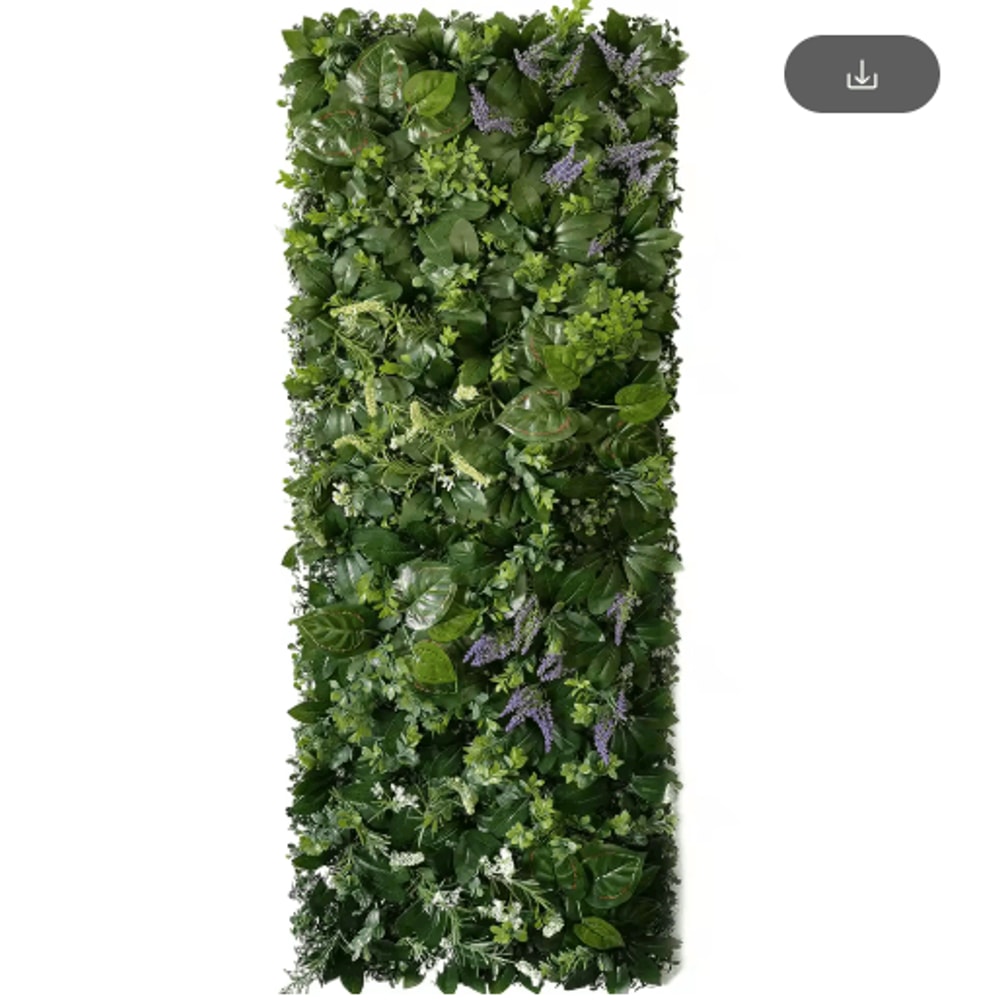 Artificial Grass Wall Panel 40by120cm Faux Greenery Backdrop Decor 22