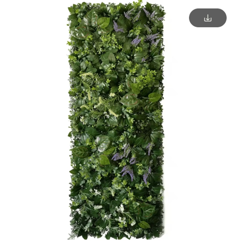 Artificial Grass Wall Panel 40by120cm Faux Greenery Backdrop Decor 22