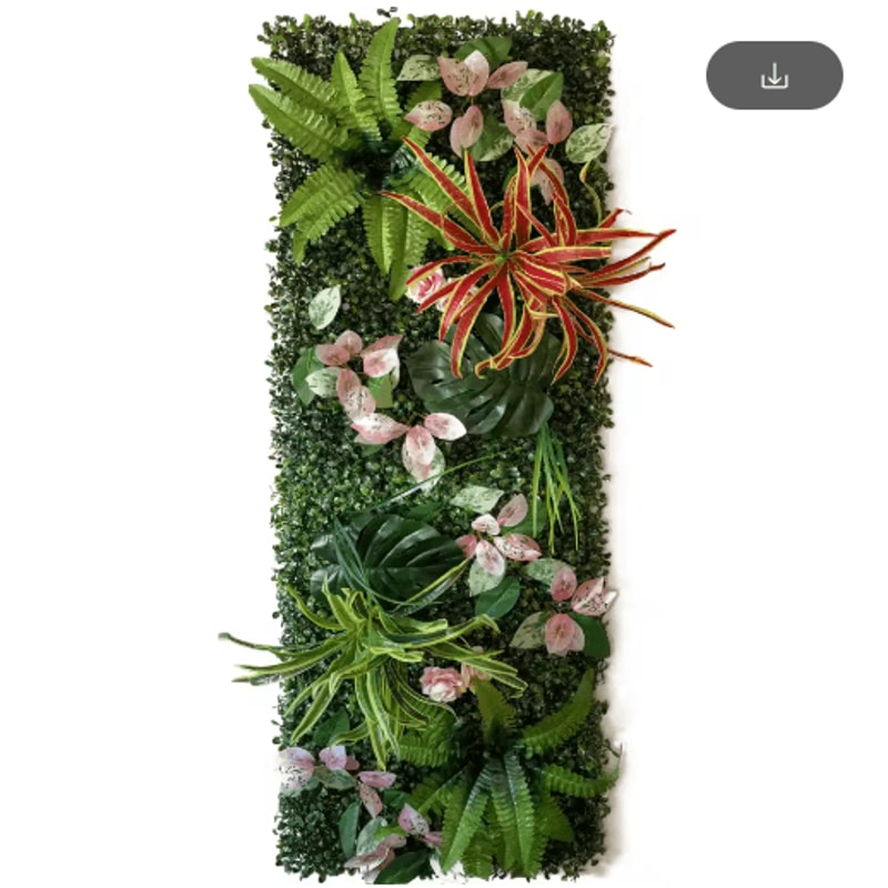 Artificial Grass Wall Panel 40by120cm Faux Greenery Backdrop Decor 23