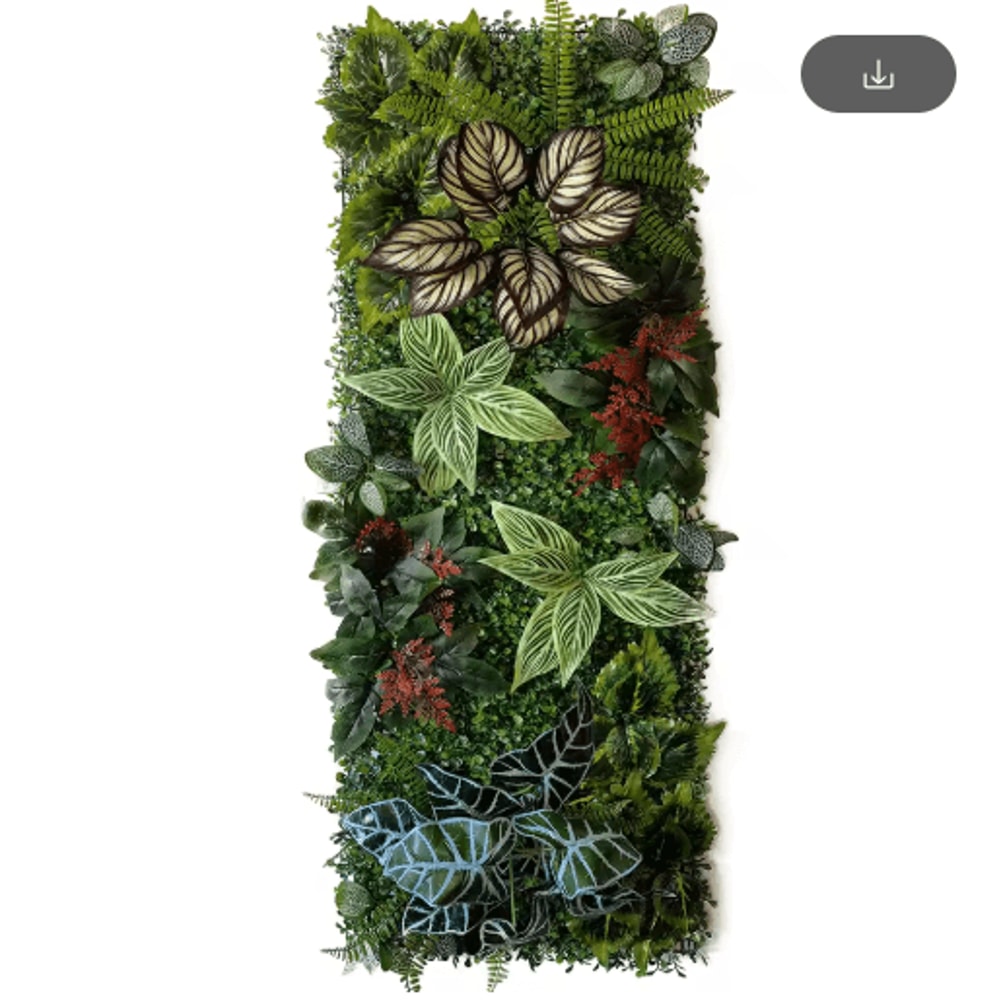 Artificial Grass Wall Panel 40by120cm Faux Greenery Backdrop Decor 24