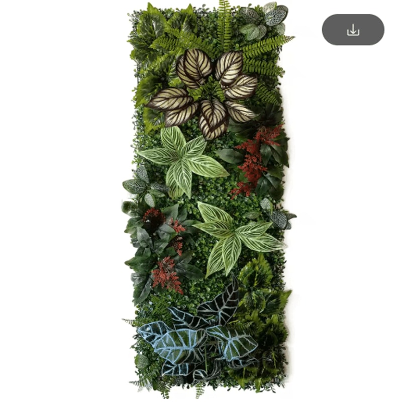 Artificial Grass Wall Panel 40by120cm Faux Greenery Backdrop Decor 24