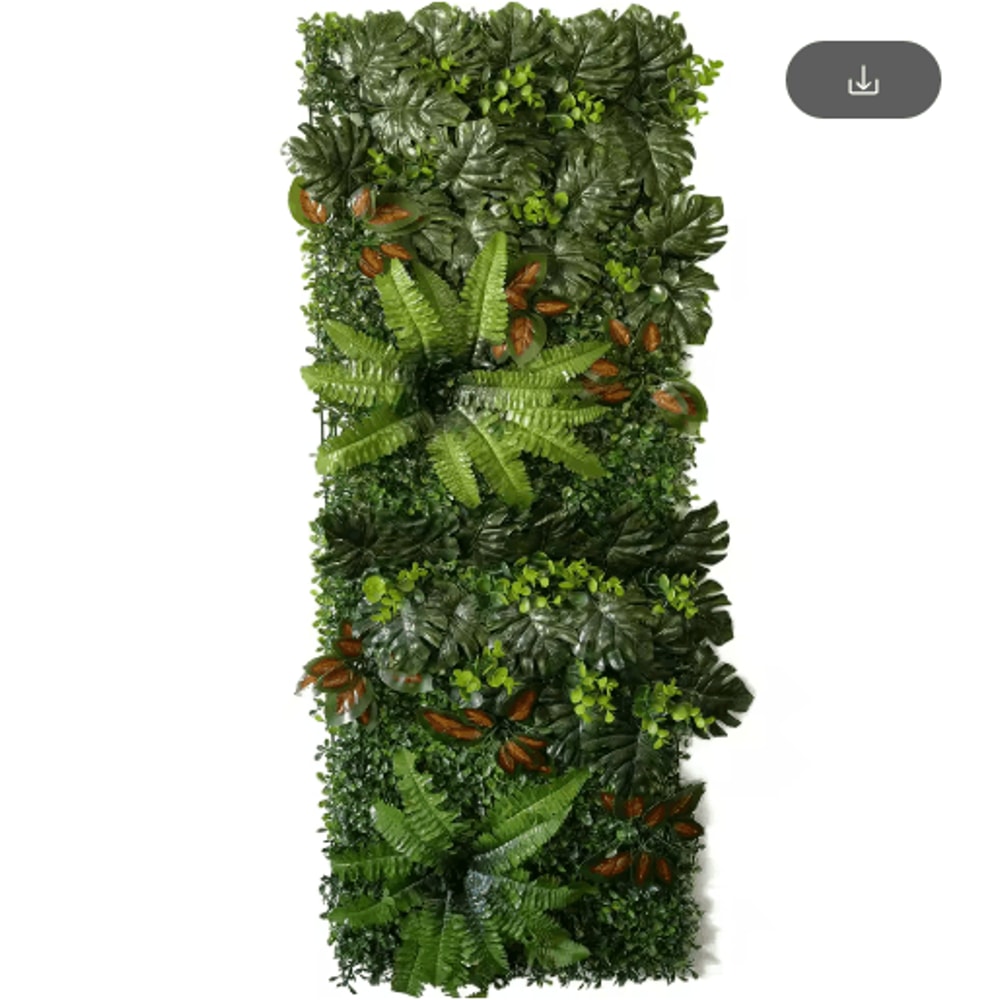 Artificial Grass Wall Panel 40by120cm Faux Greenery Backdrop Decor 25