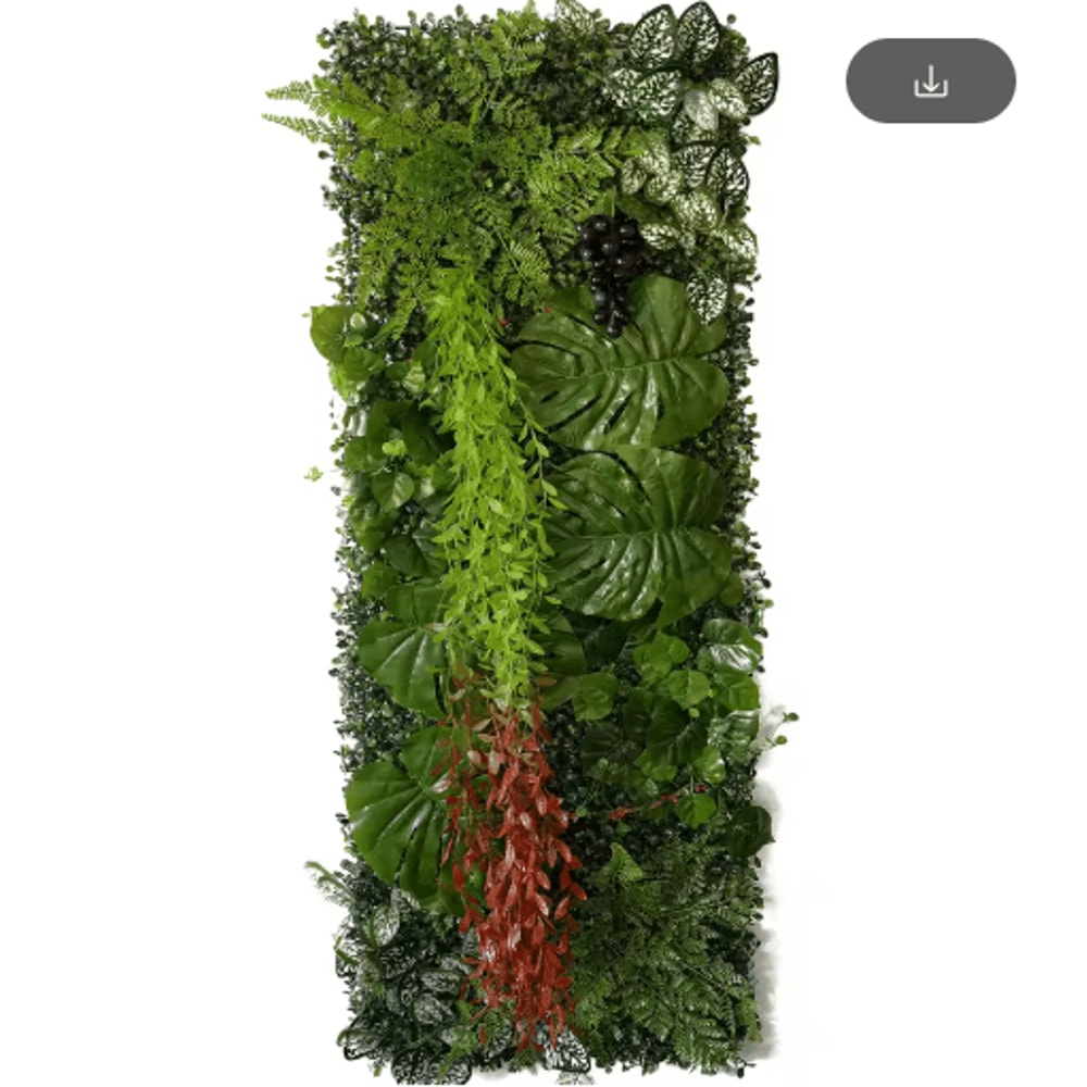 Artificial Grass Wall Panel 40by120cm Faux Greenery Backdrop Decor 26
