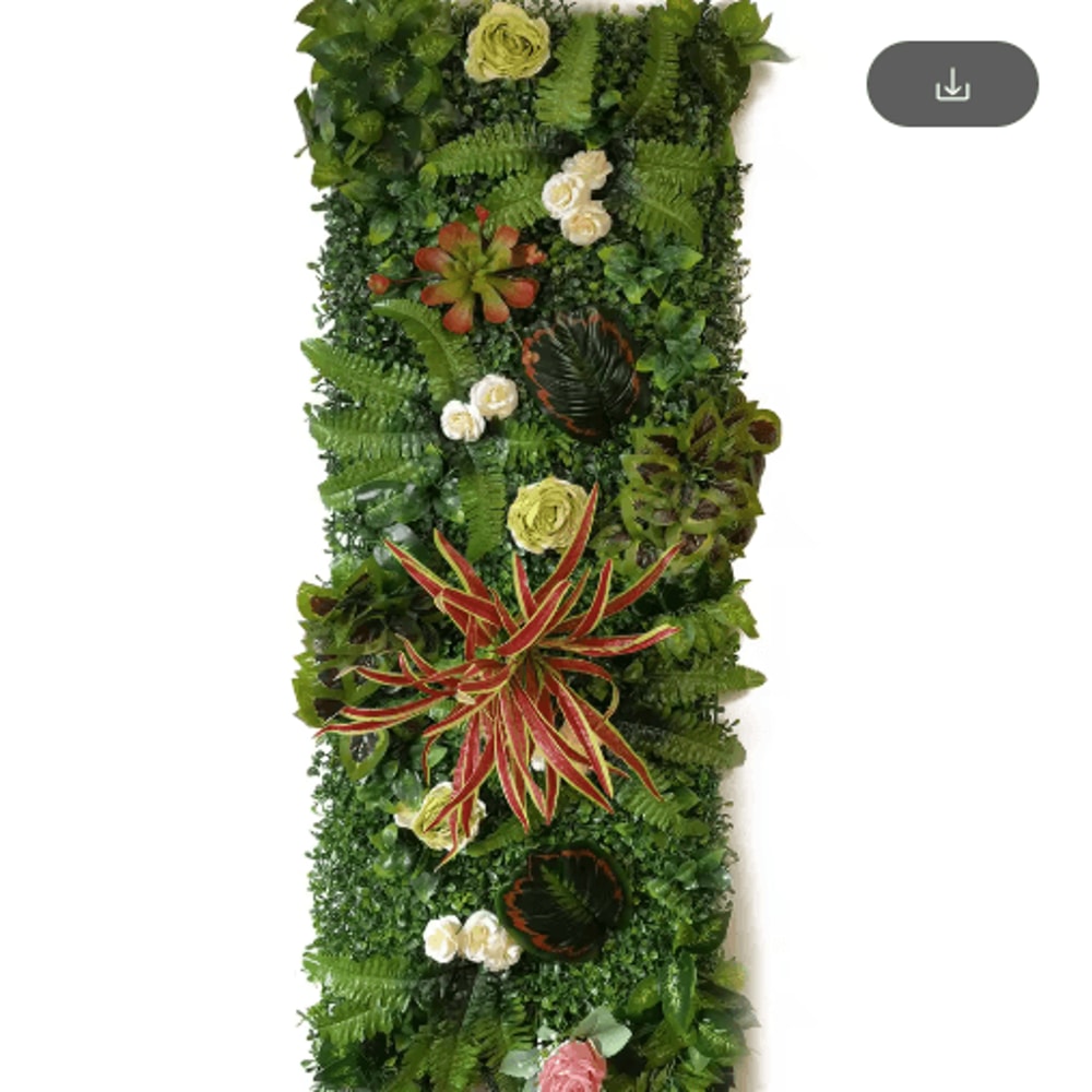 Artificial Grass Wall Panel 40by120cm Faux Greenery Backdrop Decor 28
