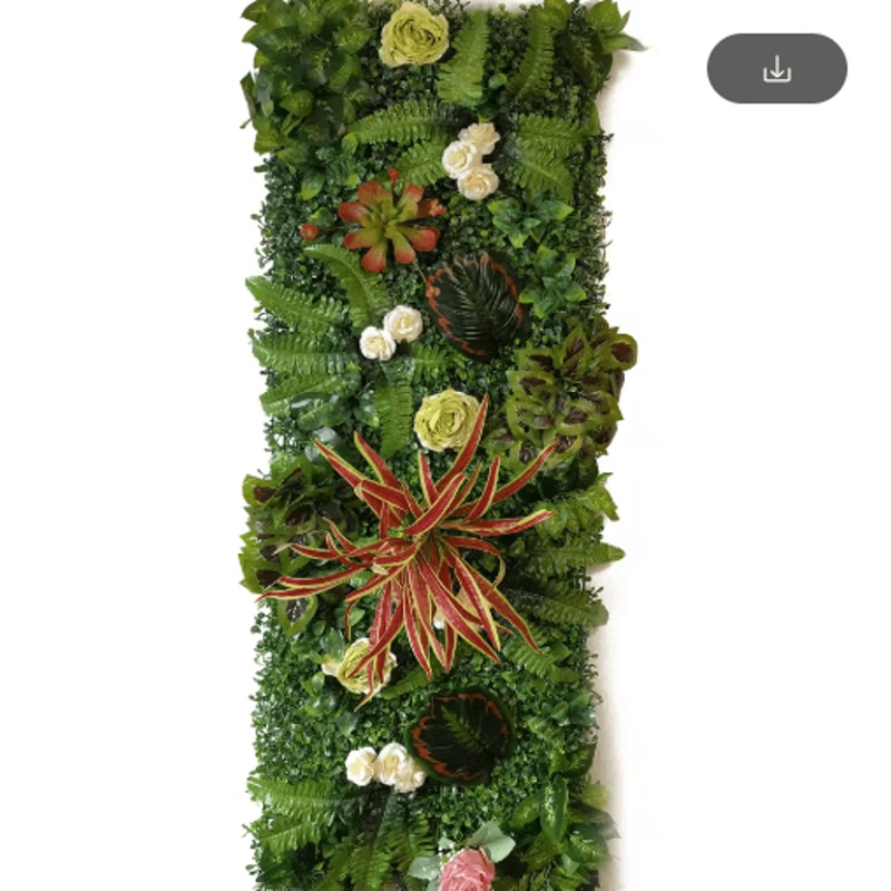Artificial Grass Wall Panel 40by120cm Faux Greenery Backdrop Decor 28