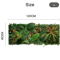 Artificial Grass Wall Panel 40by120cm Faux Greenery Backdrop Decor 29