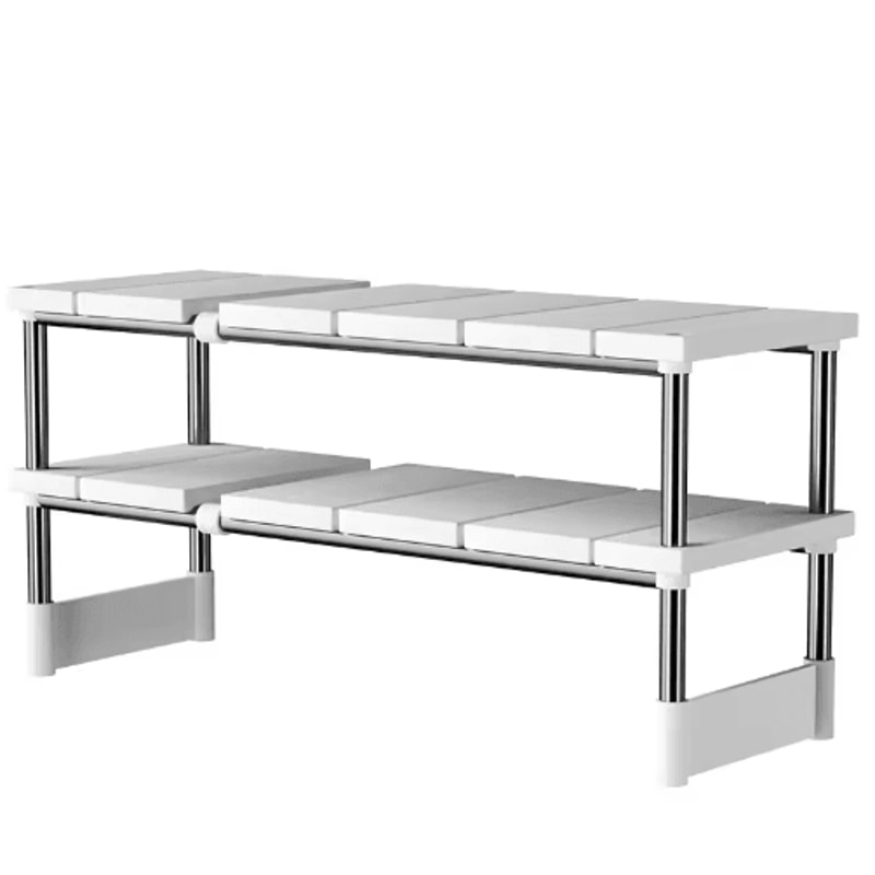 Adjustable Under Sink Storage Rack Expandable MultiLayer Kitchen Organizer 1