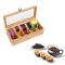 Bamboo Tea Bag Storage Box 5Compartment Organizer For Tea Spices 6