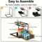2Tier Sliding Under Sink Organizer Rustproof PullOut Cabinet Storage Rack 3