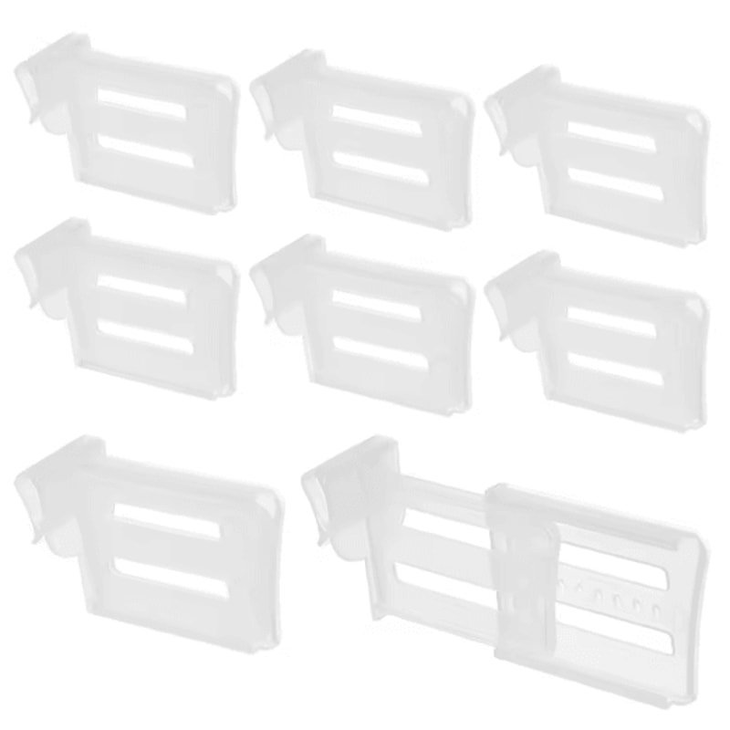 Adjustable Refrigerator Divider Clips Expandable Fridge Shelf Organizer 48pcs 1