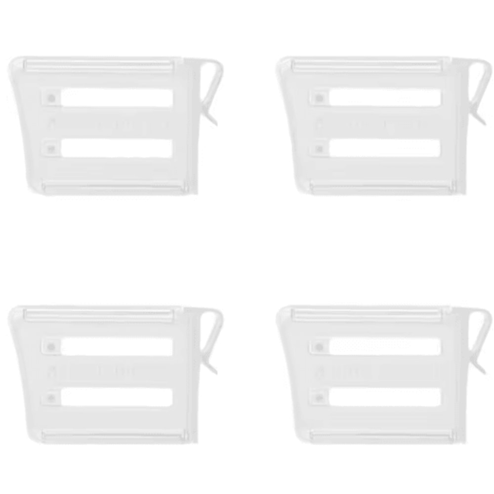 Adjustable Refrigerator Divider Clips Expandable Fridge Shelf Organizer 48pcs 2