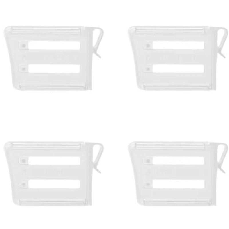 Adjustable Refrigerator Divider Clips Expandable Fridge Shelf Organizer 48pcs 2