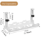 Telescopic Under Desk Cable Organizer Tray NoDrill Metal Wire Management Rack 2