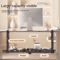 Telescopic Under Desk Cable Organizer Tray NoDrill Metal Wire Management Rack 9