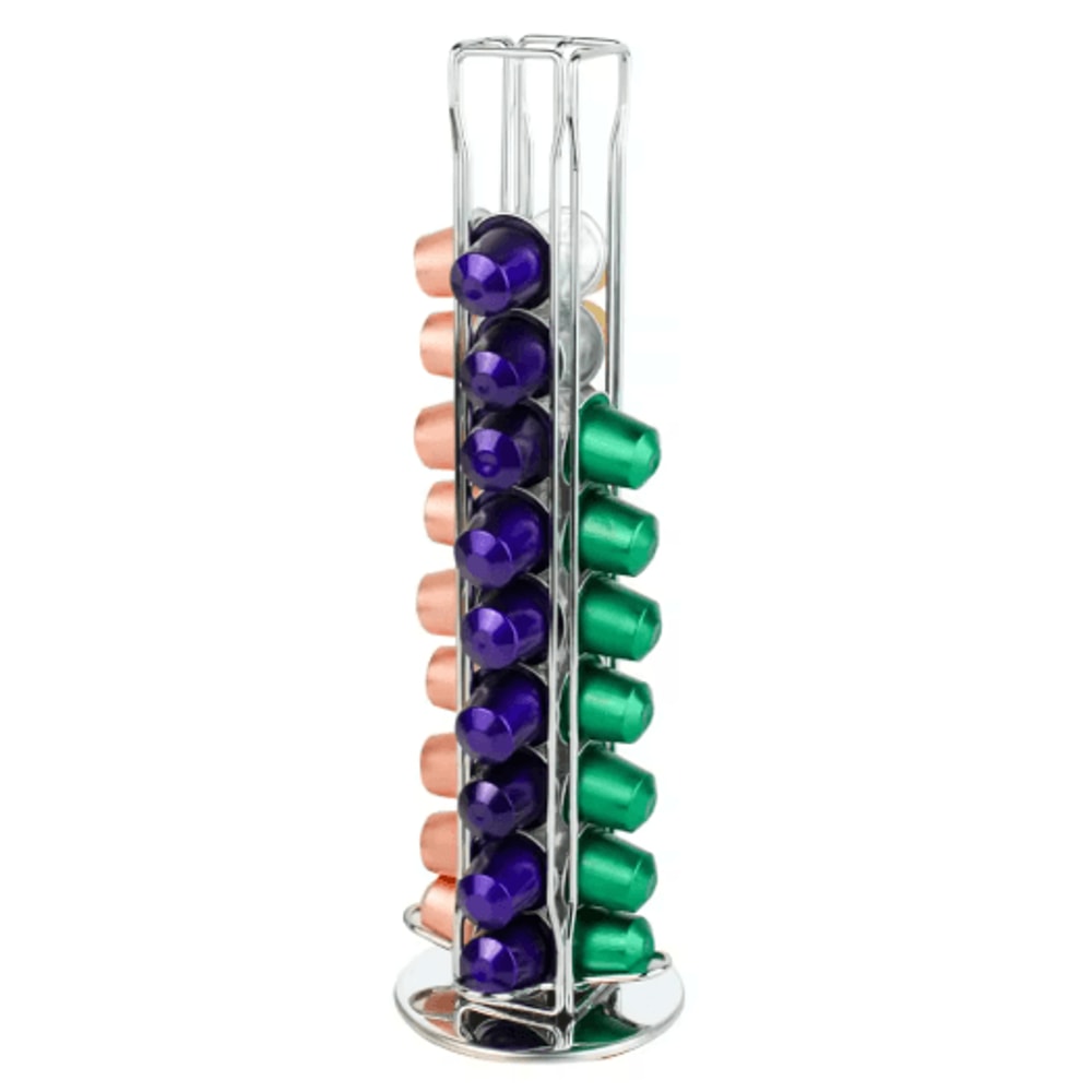 360 Rotating Coffee Capsule Holder 40Pod Storage Rack Stand 1