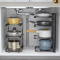 Adjustable Stainless Steel Pot Rack Organizer MultiLayer Cookware Storage 0