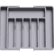 LMETJMA Expandable Cutlery Organizer Tray Adjustable Silverware Drawer Storage 1