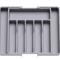 LMETJMA Expandable Cutlery Organizer Tray Adjustable Silverware Drawer Storage 1