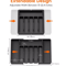 LMETJMA Expandable Cutlery Organizer Tray Adjustable Silverware Drawer Storage 7