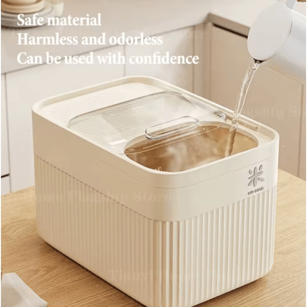 Airtight Rice Storage Container MoistureProof Grain Bin 51015KG 6