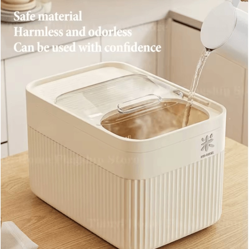 Airtight Rice Storage Container MoistureProof Grain Bin 51015KG 6