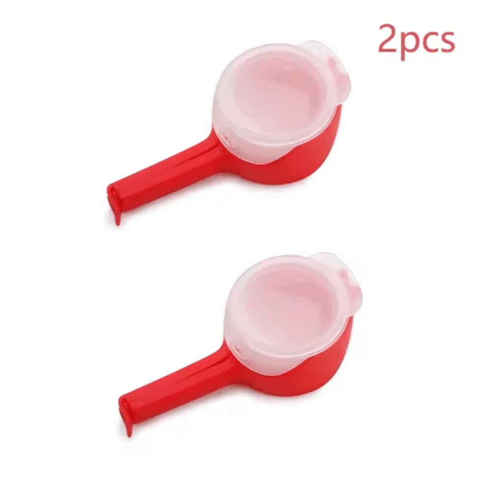 Snack Sealing Clip With Pour Spout Reusable Food Storage Bag Sealer 3