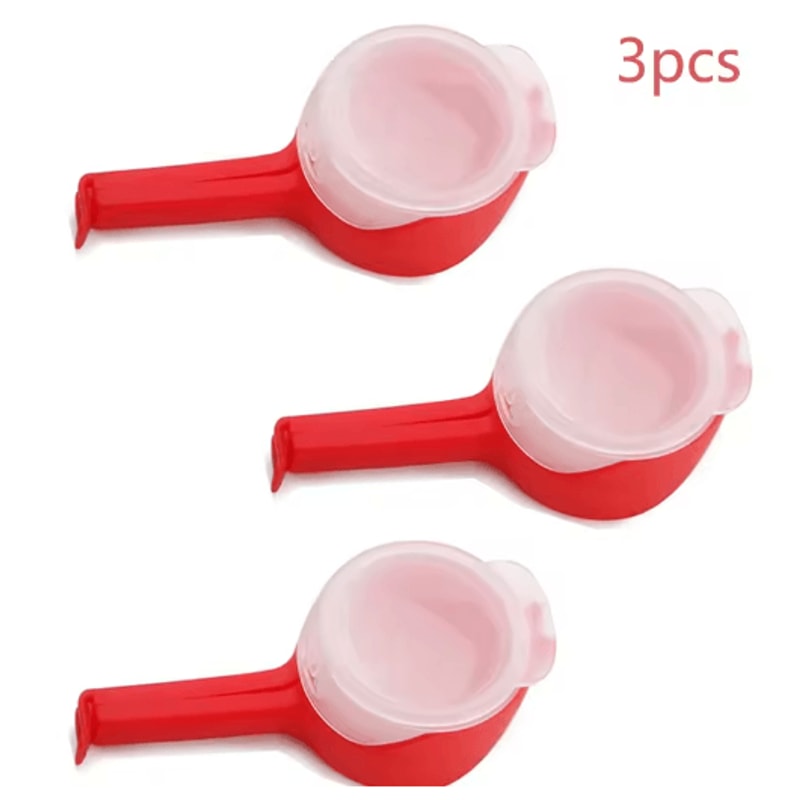 Snack Sealing Clip With Pour Spout Reusable Food Storage Bag Sealer 9
