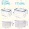 Fridge Storage Containers With Strainer Fresh Produce Saver Organizer Set 1